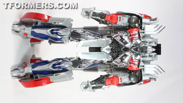Silver Knight Optimus Prime Target Exclusive Leader Class Transformers 4 Age Of Extinction Movie Toy  (7 of 38)